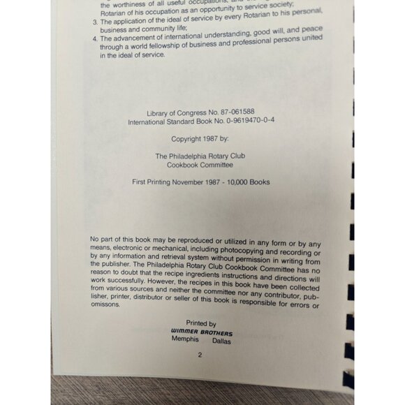 Vintage 1987 Whats Cooking In Philadelphia Cookbook Local Ethnic Recipes - Picture 3 of 8